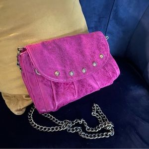 Matt and Nat - Vance Stardust Studded Bag in Magenta